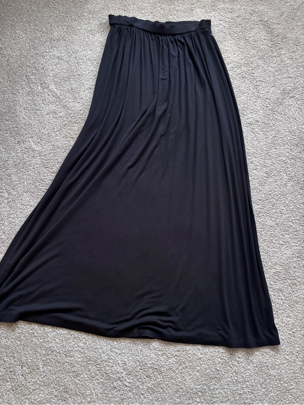 Boden Classic Black Jersey Maxi Skirt - Versatile Women's Skirt
